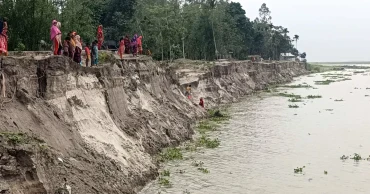 নদীভাঙন ও তলিয়ে যাওয়া ফসল নিয়ে দিশেহারা কুড়িগ্রামবাসী