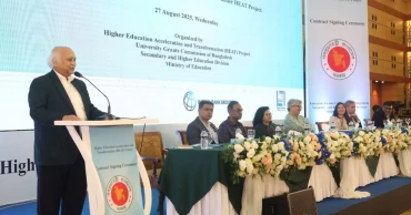 হিটের ১৫১ উপ-প্রকল্প বাস্তবায়নে বিশ্ববিদ্যালয়ের সঙ্গে ইউজিসি’র চুক্তি সই