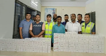 কমলগঞ্জে বিদেশি সিগারেটসহ আটক ২