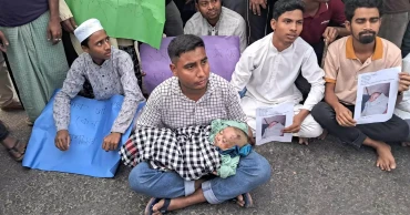 বন্য হাতির আক্রমণে শিশুর মৃত্যু, লাশ নিয়ে সড়ক অবরোধ