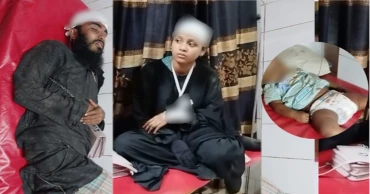 চলন্ত ট্রেনে আগুন: আতঙ্কে দম্পতির লাফ, কোলের শিশুর মৃত্যু