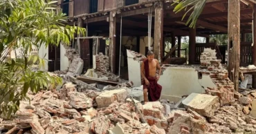 ভূমিকম্প নতুন বিপর্যয় নিয়ে এসেছে যুদ্ধবিধ্বস্ত দেশ মিয়ানমারে