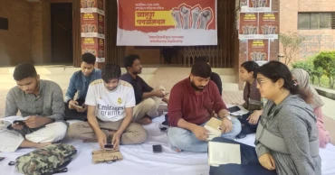 পোষ্য কোটা বাতিলের দাবিতে জাবিতে এবার আমৃত্যু গণঅনশন