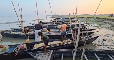 ইলিশ ধরার নিষেধাজ্ঞা মানছেন না ফরিদপুর ও রাজবাড়ীর জেলেরা