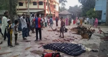 সাবেক রেলমন্ত্রী মুজিবুল হকের বাড়ি ভাঙচুর-অগ্নিসংযোগ