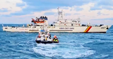 দক্ষিণ কোরিয়া উপকূলে নৌকাডুবিতে নিহত ৩, নিখোঁজ ৬