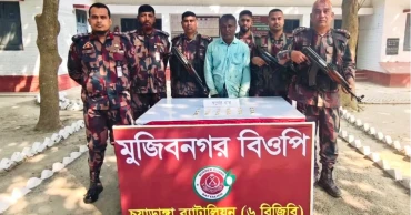 Indian national held with 18 gold bars worth Tk 2cr in Meherpur