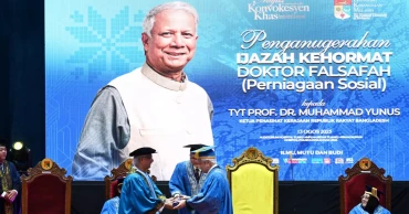 Prof Yunus honoured with UKM’s Doctorate for pioneering social business
