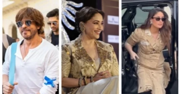 Shah Rukh gets grand welcome at IIFA 2025; Madhuri, Kareena shine in Jaipur 