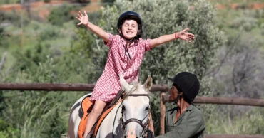 Horse Therapy Program in Namibia brings joy to children with learning challenges