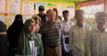 UN chief Guterres reaches Rohingya camp in Cox’s Bazar