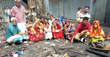 Fire leaves Harijan families homeless in Chandpur's Matlab
