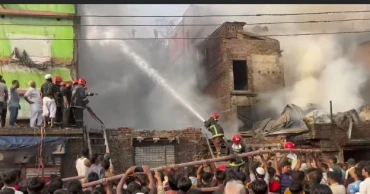 Islambag building fire under control