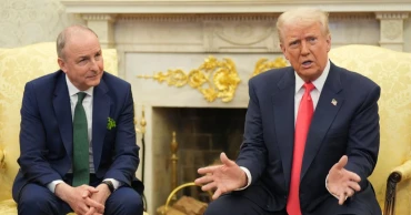 Trump says Ireland cheats the US as its leader joins him to celebrate St Patrick's Day