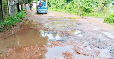 Moulvibazar’s roads in ruins, locals plead for repairs