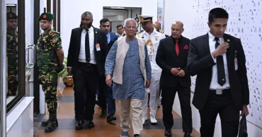 Prof Yunus returns home ending his week-long engagements in Doha, Rome 