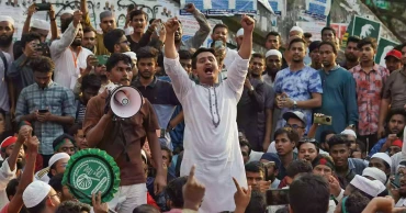 Led by NCP, protesters block Shahbagh demanding ban on Awami League