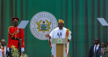 Mahama sworn in as Ghana's president for third time against backdrop of economic crisis