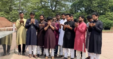 DUCSU leaders of Shibir-backed panel pay homage to ’71 and July martyrs