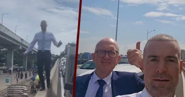 Students protests force EU ambassador to abandon car and take CNG to meet Speaker