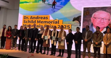 Three innovators awarded top ICIMOD Prize for advancing mountain resilience