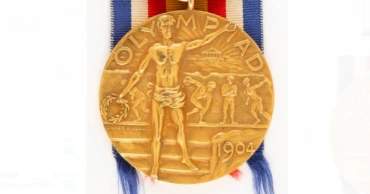 Rare 1904 Olympic gold medal up for auction