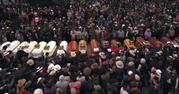 Policeman burned to death amid antigovernment unrest in Peru