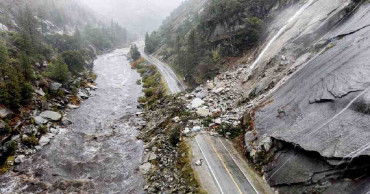 Drought-stricken California doused by major storm