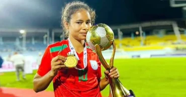 Palichora village in Rangpur gears up to welcome its football hero, Shopna