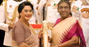 Rezwana Chowdhury Bannya receives Padma Shri Award