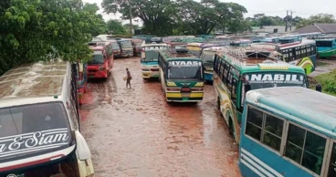 Commuters suffer as transport workers enforce strike in Sunamganj