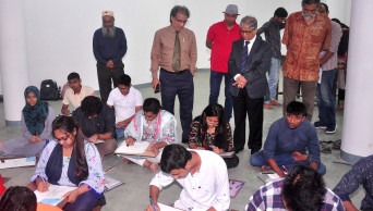 DU Cha unit(Drawing) admission test held 