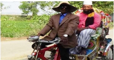 ‘Smart’ auto-rickshaw driver turning heads in Chandpur