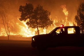 California outages ease after wind, fire danger move south