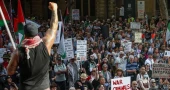 Police defend action after clashes at Sydney protest over Israeli president visit