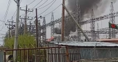 Electricity supply disrupted in Satkhira as power grid line catches fire