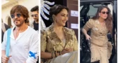 Shah Rukh gets grand welcome at IIFA 2025; Madhuri, Kareena shine in Jaipur 