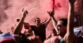 Tottenham and Man United fans clash ahead of Europa League final