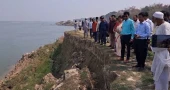 Padma River erosion threatens homes and agri land in Faridpur
