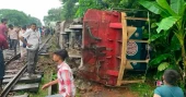 Sylhet rail link cut off after train derailment