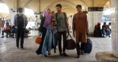 Formal Eid train journey begins amid tight security