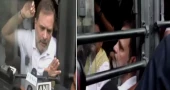 Rahul Gandhi, Priyanka detained during protest against Election Commission