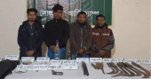 4 held with arms, ammo in Narail