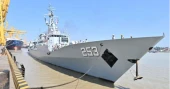 Pakistani naval ship ‘PNS Saif’ docks in Ctg port amid efforts to rebuild bilateral ties