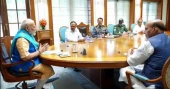 Operation Sindoor: Modi chairs meeting with military chiefs, Rajnath Singh