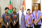 Four women athletes to join CA Yunus on state visit to Qatar