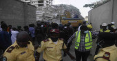 At least 3 dead after high rise in Nigeria collapses