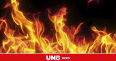 Old Dhaka building catches fire  