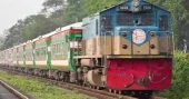 First freight train leaves Mongla carrying molasses