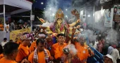 Durga Puja ends with immersion of idols